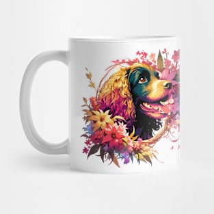 Irish Water Spaniel's Joyful Portrait, A Perfect Mother's Day Gift Mug